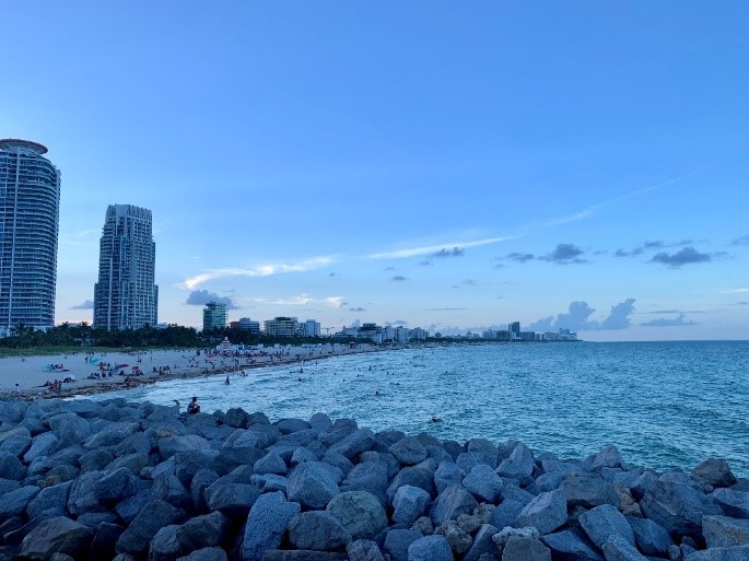 Miami Beach front @ dusk